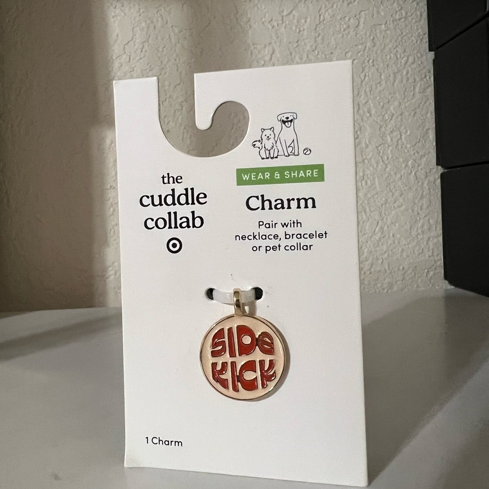 NWT Dog Collar Charm Sidekick The Cuddle Collab